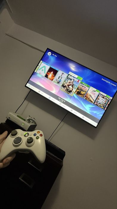 Xbox 360 alb modat 500gb hdd