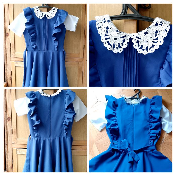 Школьное нарядное платье.