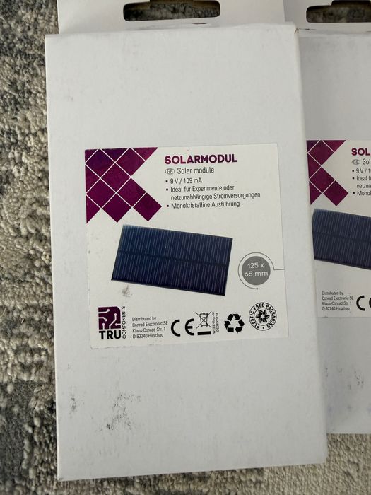Panou solar modul 9v / 6 buc