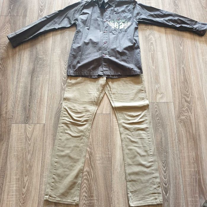 2 сета дънки с риза за младеж