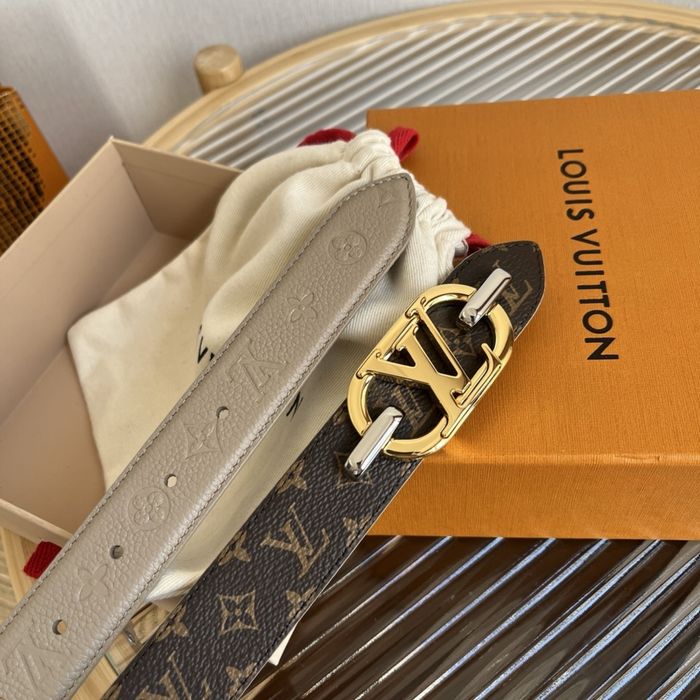 LV двулицев колан от естествена кожа New Season