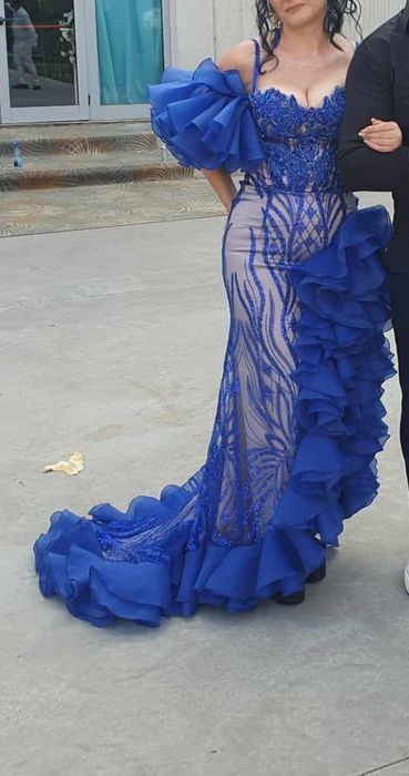 Rochie de nașa facuta pe comamda