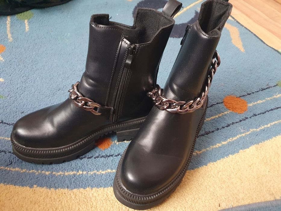 Ботинки осенние экокожа