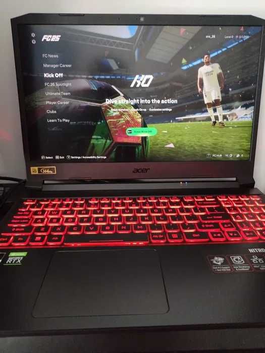Laptop Gaming ACER Nitro 5,AMD Ryzen5 5600H,16GB RAM,RTX 3050