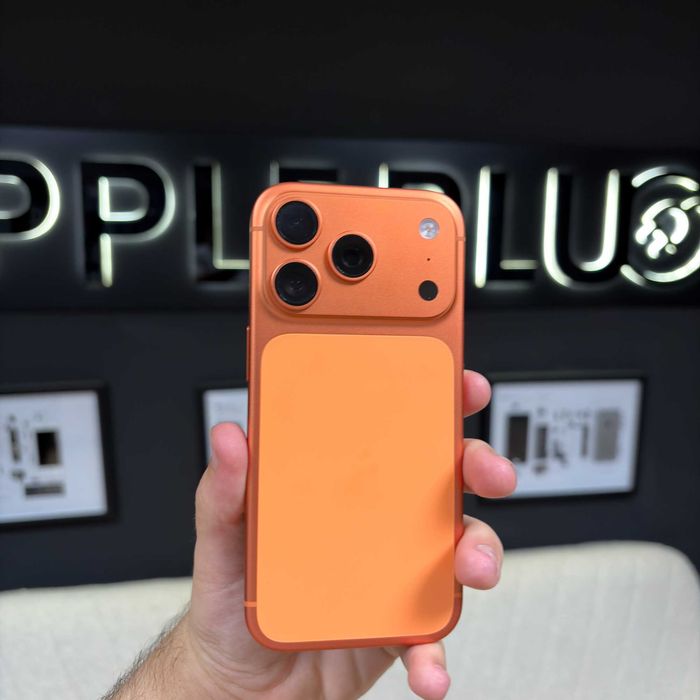 iPhone 17 Pro 256Gb Cosmic Orange Aproape Nou Baterie 100% + 24 Luni Garanție/ Apple Plug