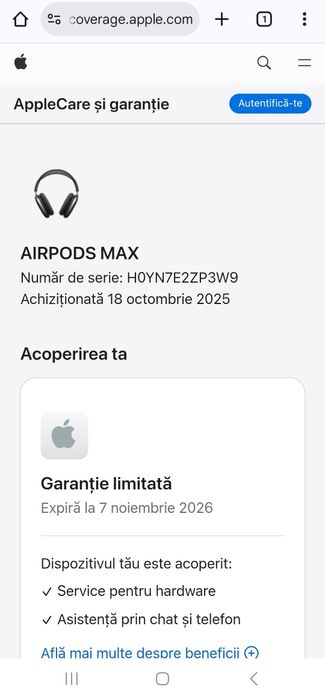 Apple AirPods Max Albe
