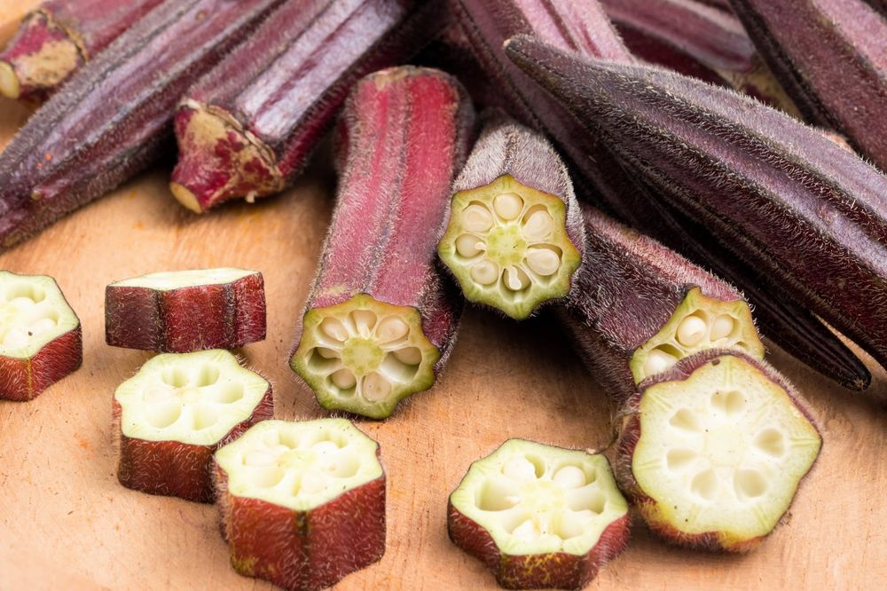 Bame " Okra soi Italian " Sicilia ( 130 seminte
