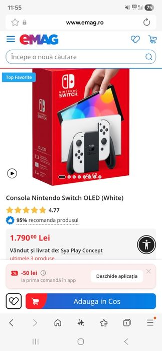Nintendo Switch White