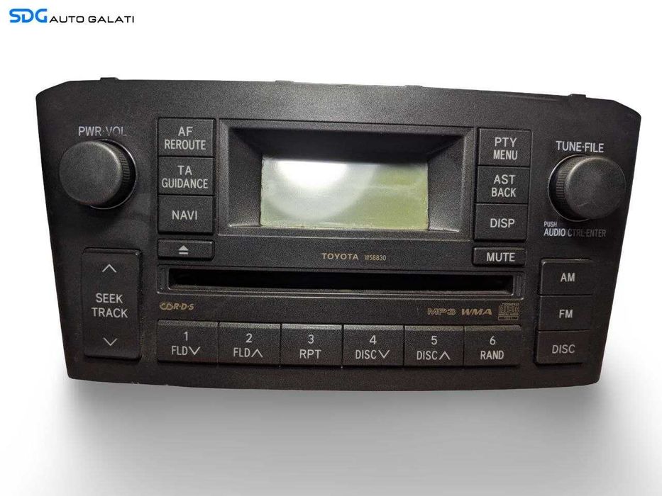 Casetofon Radio CD Player Toyota Avensis T25 2003 - 2009 Cod 86120-05110 [L9666]
