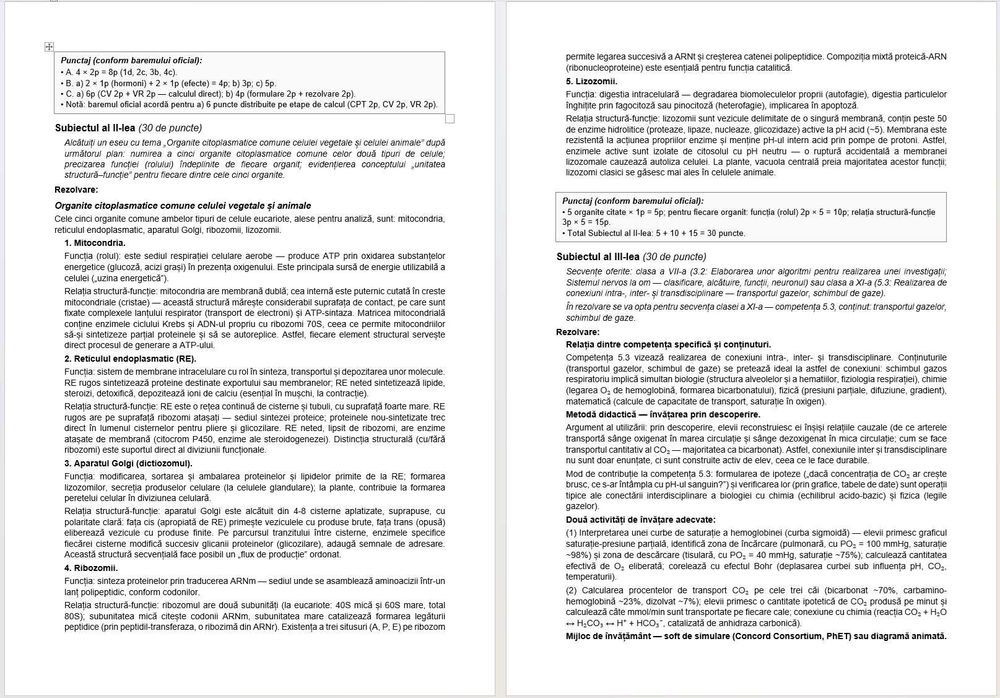 Biologie (cod 009) – Vol. I-II – Sinteze tematice si probe rezolvate - Ghid de pregatire examenele de Definitivare in Invatamant si Titularizare