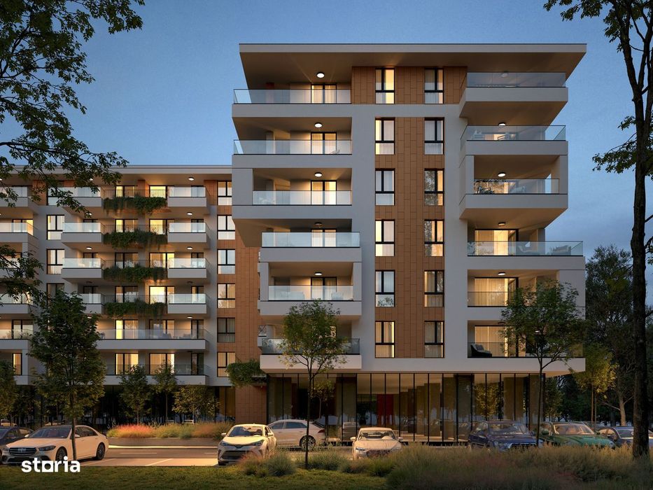 Apartament nou cu 3 camere, 2 bai, proiect rezidential cu piscina — fotografia 3