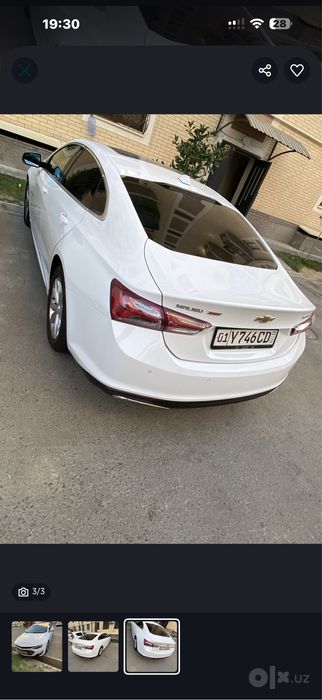 Malibu 2 turbo 17000$ 2020yil