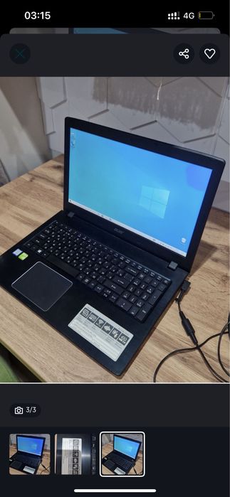 Ноутбук Acer aspire