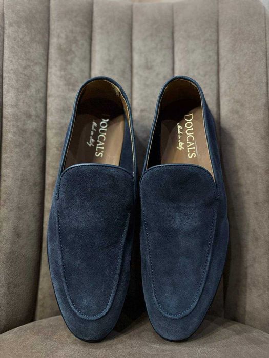 Doucal's мужские замшевые лоферы РАЗМЕР 41.5,42