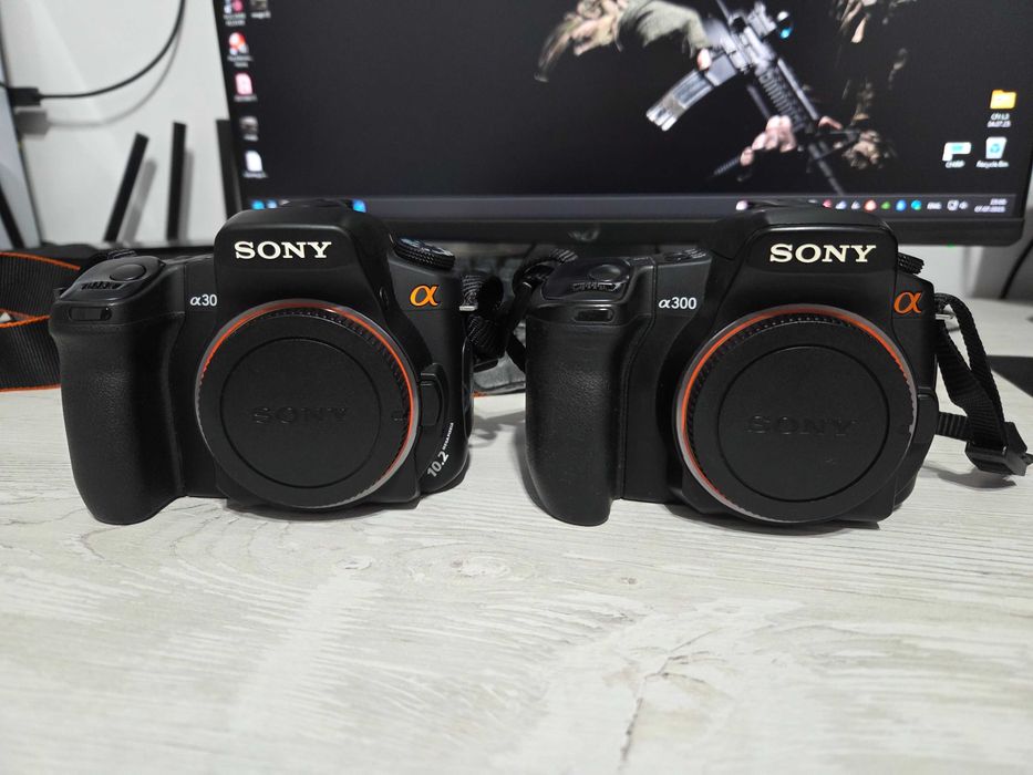 Camera Foto DSLR Sony Alpha 300 x2