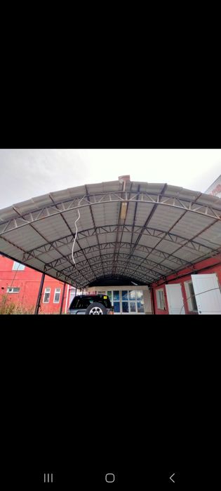 Навес готовый в отличном состояний