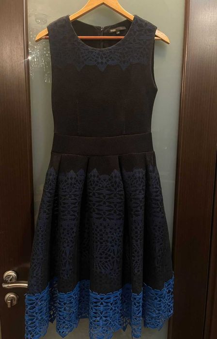 платье Maje черно-синие