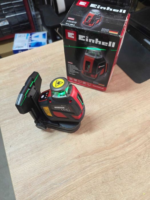 Nivela cu laser in cruce Einhell TE-LL 360 G, max. 40 m, autonivelare, precizie 0.5 mm/m