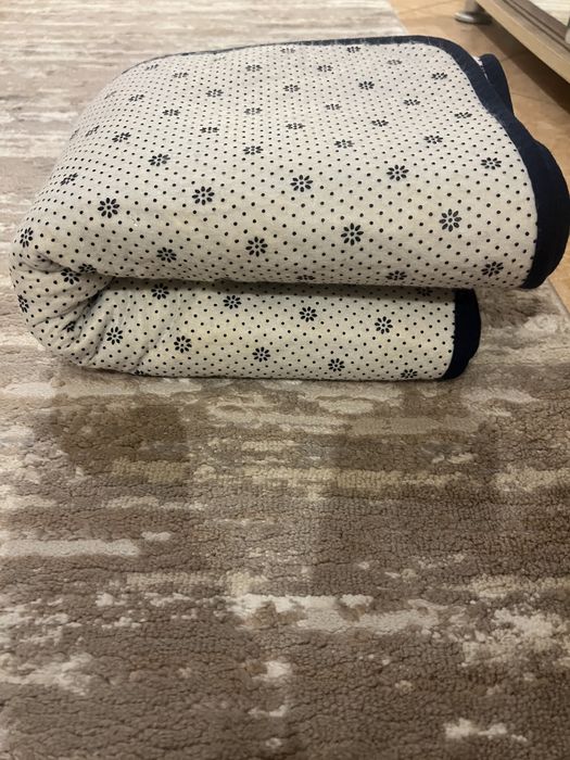 Covoras lung baie bleumarin