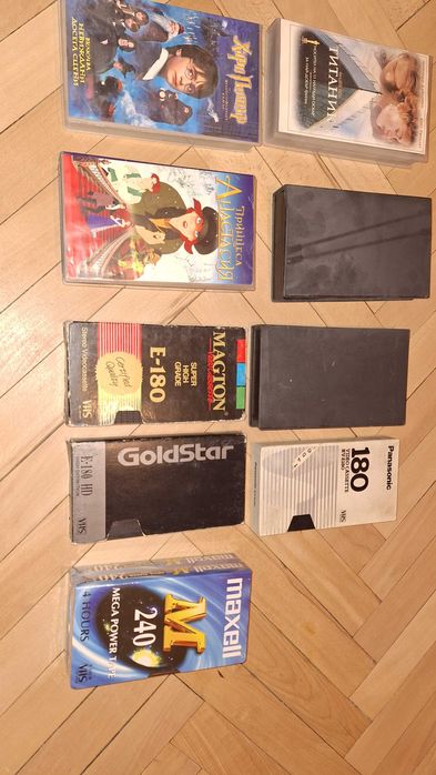 Видеокасетки анимация, филми, нови