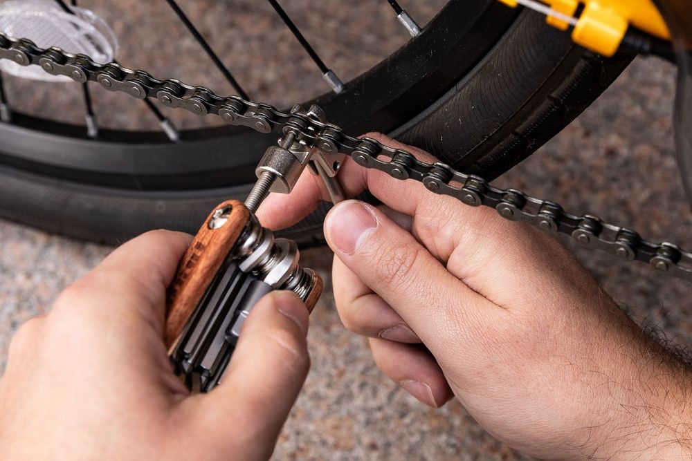 Kit multitools reparații bicicleta presa lant imbus compact 11 în 1 Pe