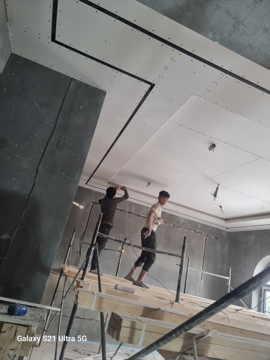Gipsakarton  ustalar  prafisanal darajada