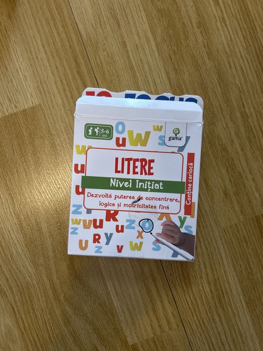 Iq Focus - Litere/carti de joc educative/Puzzle uri