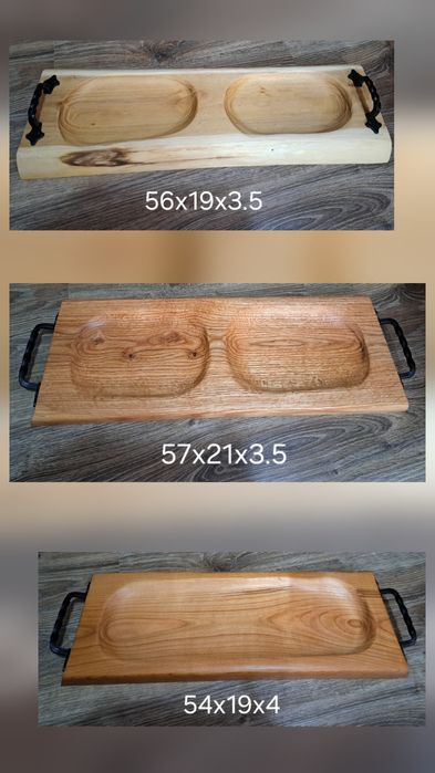 Дъски и плата  за рязане на мезета