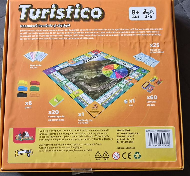 Joc de societate Turistico