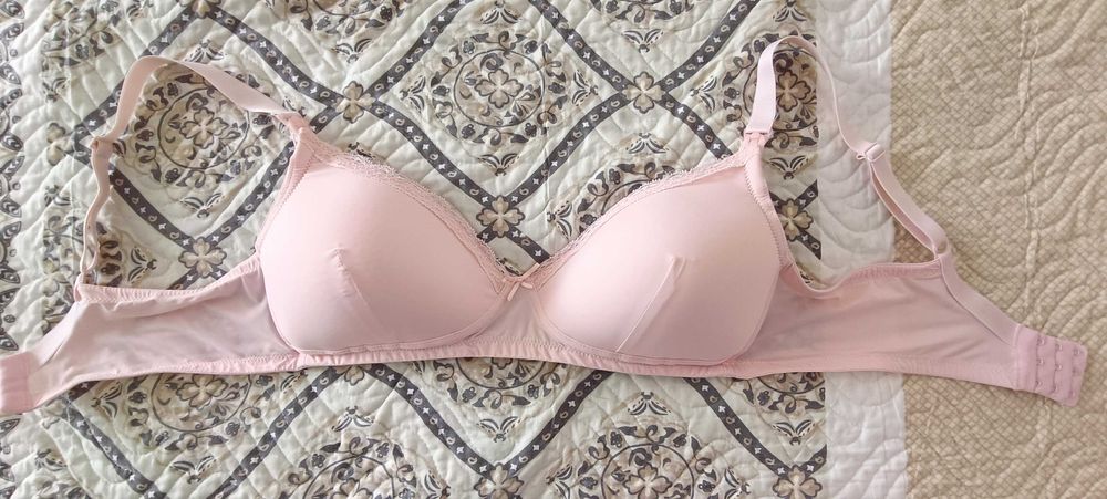 Sutien  roz,pt alăptare, măsura 40