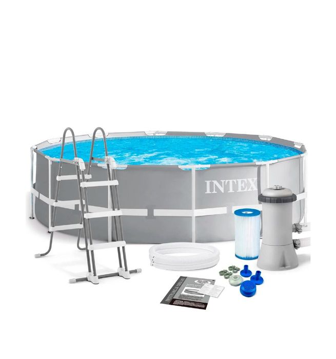 Intex 366х1  каркасный бассейн комплект