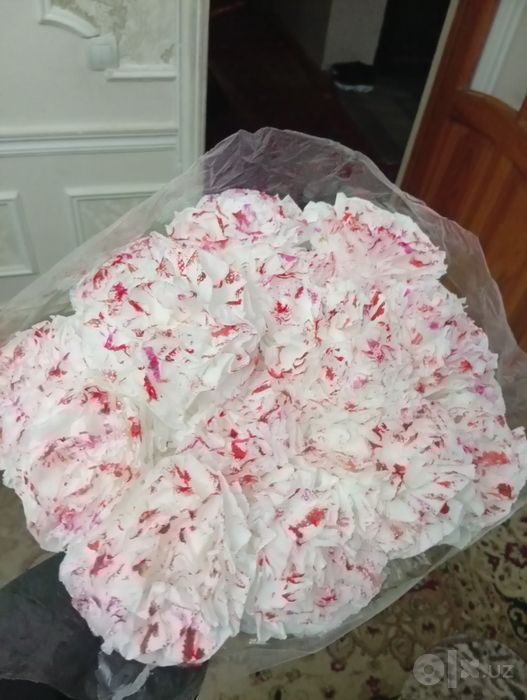 Продаю искусственные пионы из салфеток.