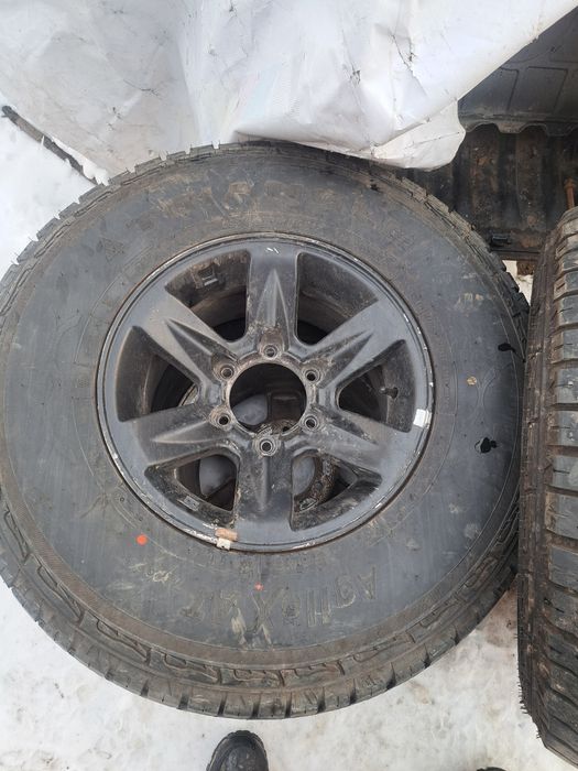 Диски с резины на Поджеро и Прадо