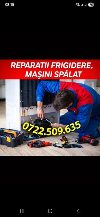 Reparatii&Vanzari Frigidere, Masini Spalat- Deplasare Gratuita Rapida!