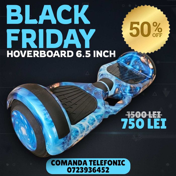 Hoverboard electric 6.5inch NOU | GARANTIE -50% blackfriday 8 / 10inch