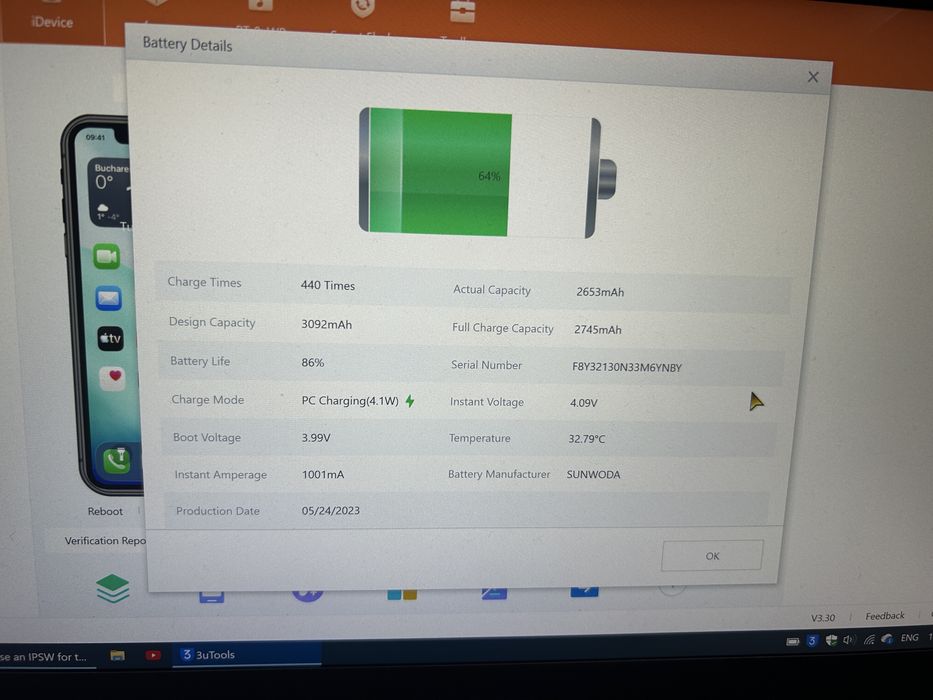 Iphone 11 128 GB fără Face Id