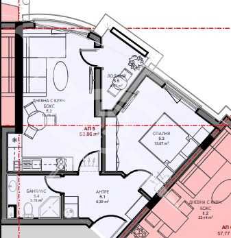 Двустаен апартамент в Поморие 777-23259