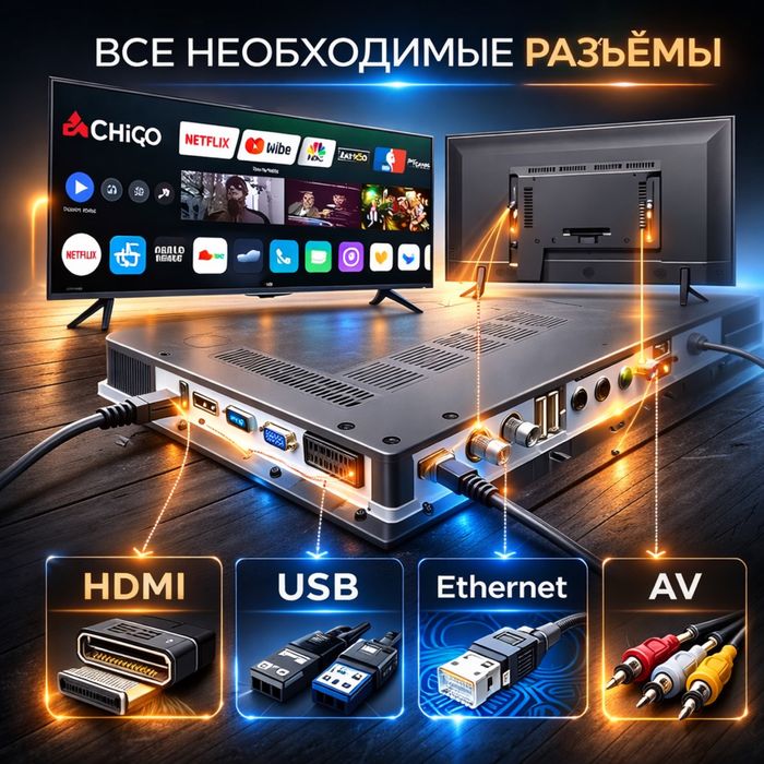 Телевизор любой диагонали