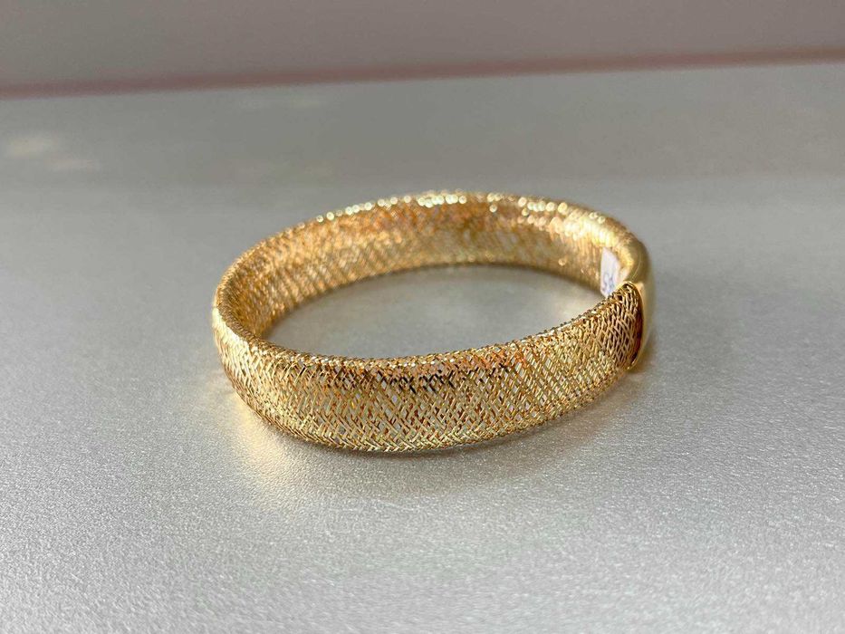 дамска златна гривна 14К-еластична