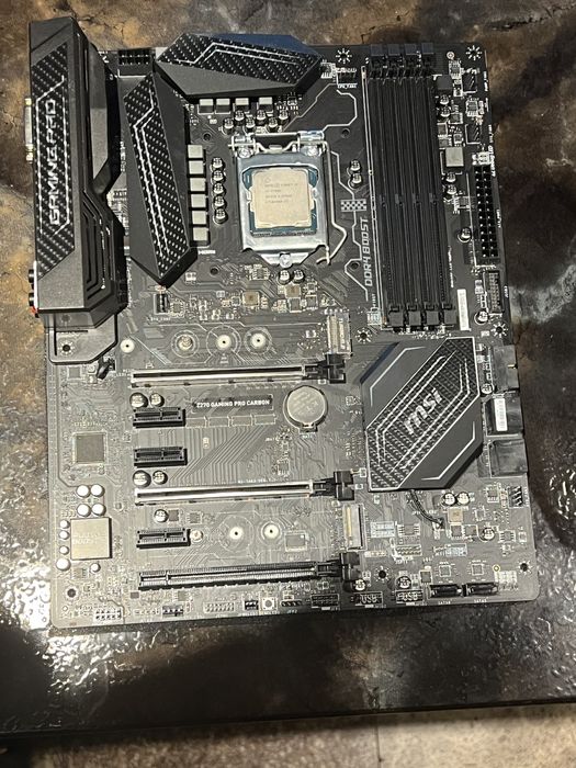 Msi Z270 + I7 7700k | gaming pro carbon дъно с intel i7 процесор