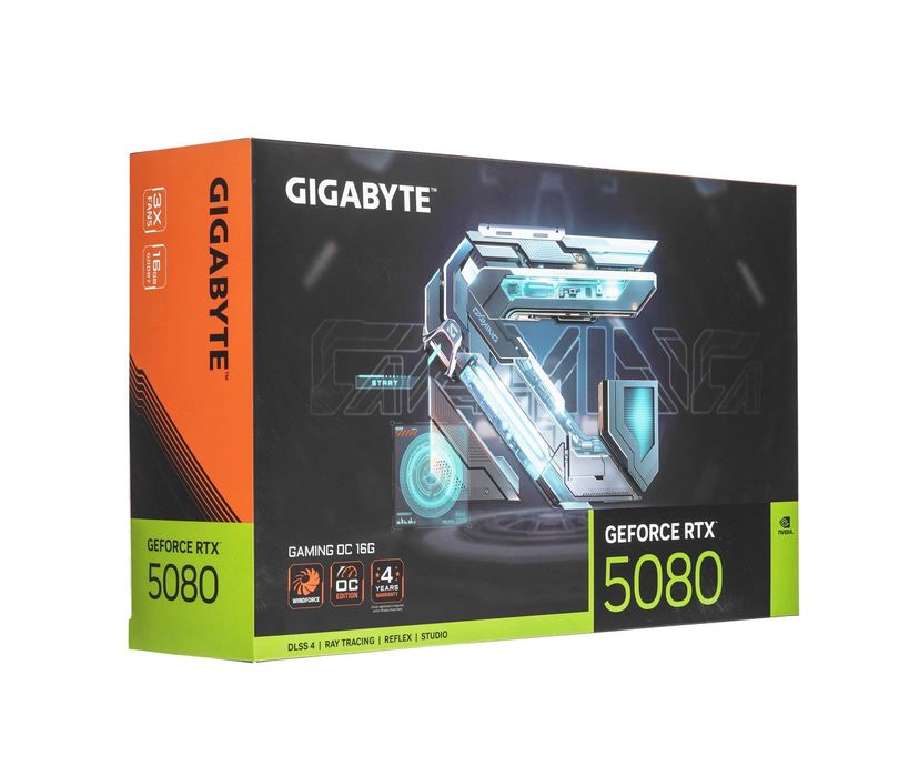- Видеокарта Gigabyte RTX 5080 GAMING OC 16GB GDDR7