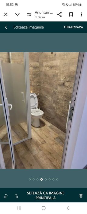 Apartament la demisol de inchiriat