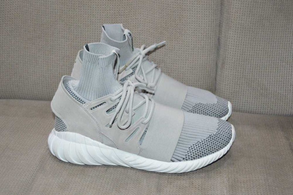 Adidas Tubular Doom Primeknit "Clear Granite" marime 44