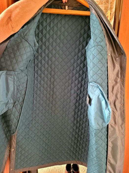 Красивое болоньевое пальто