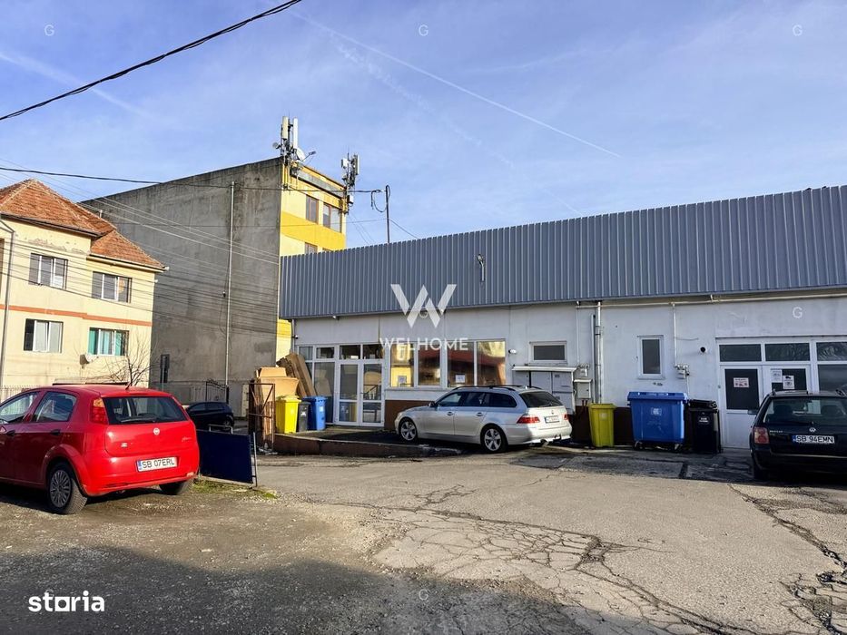 Showroom 300mp Soseaua Alba Iulia cu vitrina mare