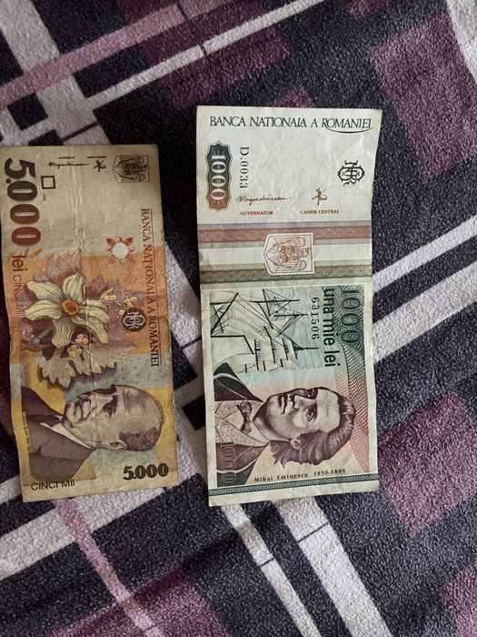 Bacnote vechi romanesti