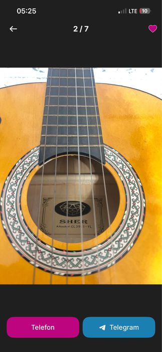 Classic gitara sotiladi