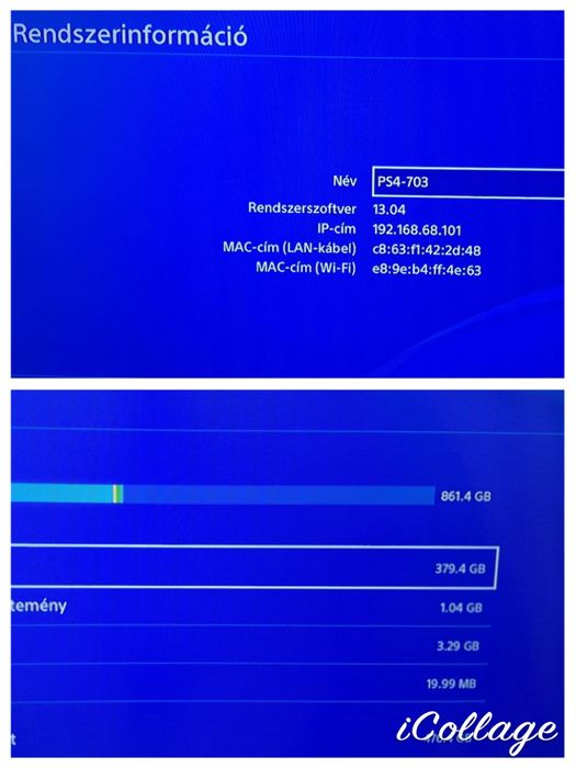 Vand PS4 SLIM cu 2 controller și 19 jocuri