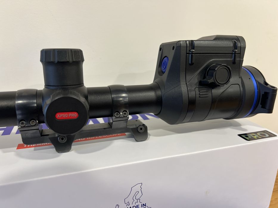 Термален прицел Pulsar Thermion 2 LRF XP50 + Монтаж Henneberger Blaser (Като нов)