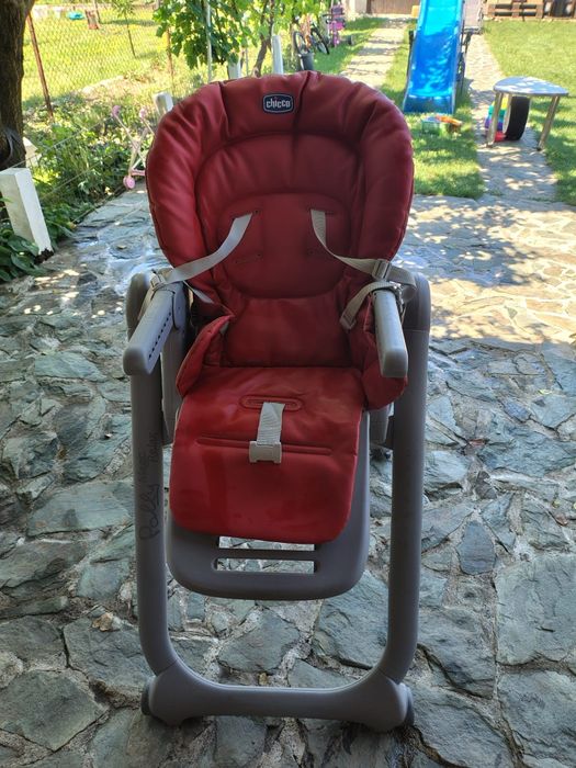 Scaun de masa Chicco Polly Magic Relax, Red Passion, 6luni